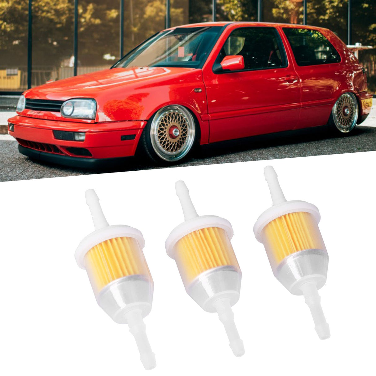 3Pcs Fuel Filter Durable Wear Resistant 2505022‑S 2505003‑S 2505008‑S Replacement for Kohler