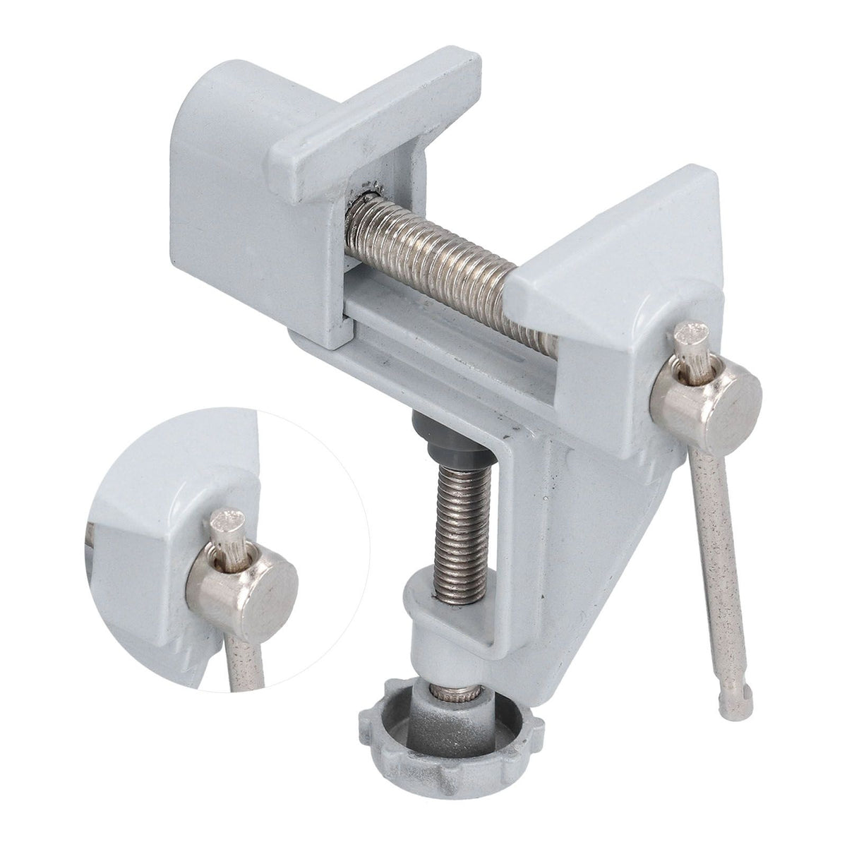 Bench Vise Small Aluminum Alloy Multifunctional Professional Vice Clamp for Garden Woodworking
