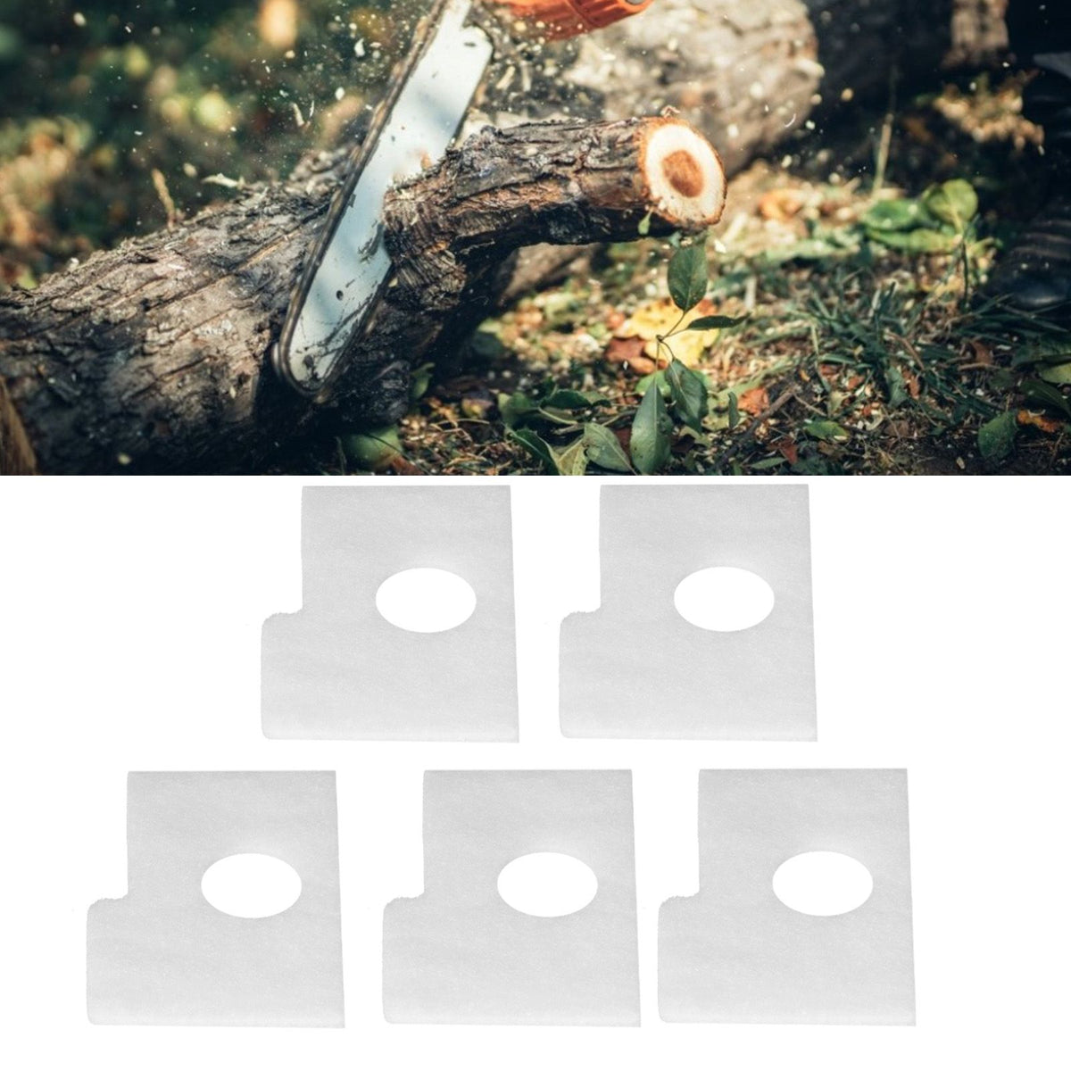 5Pcs Air Filter Cotton 1130 124 08 1130 124 0800 Fit for STIHL Ms170 Ms180 017 018 Chain Saw