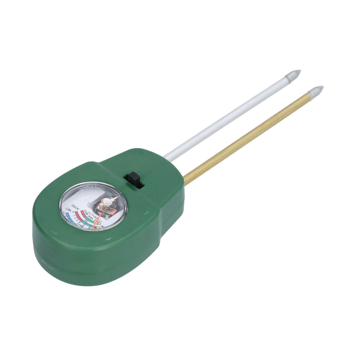 3 In 1 Soil Moisture Meter 2 Needles Adjustable PH Value Fertility Soil Test Tool for Garden Courtyard Outdoor
