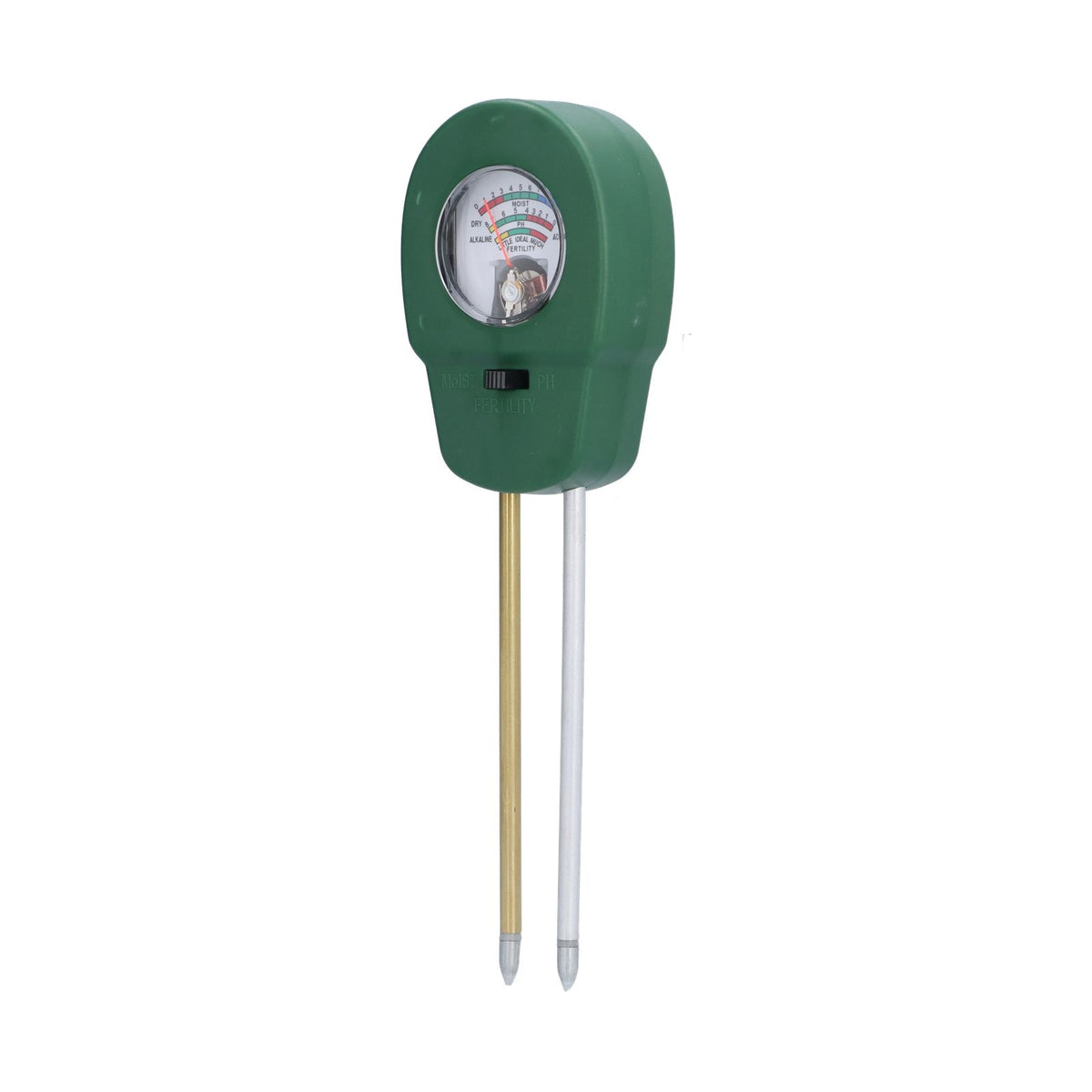 3 In 1 Soil Moisture Meter 2 Needles Adjustable PH Value Fertility Soil Test Tool for Garden Courtyard Outdoor
