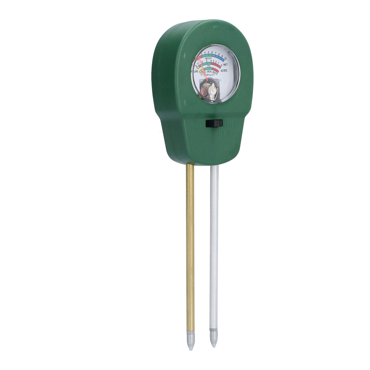 3 In 1 Soil Moisture Meter 2 Needles Adjustable PH Value Fertility Soil Test Tool for Garden Courtyard Outdoor
