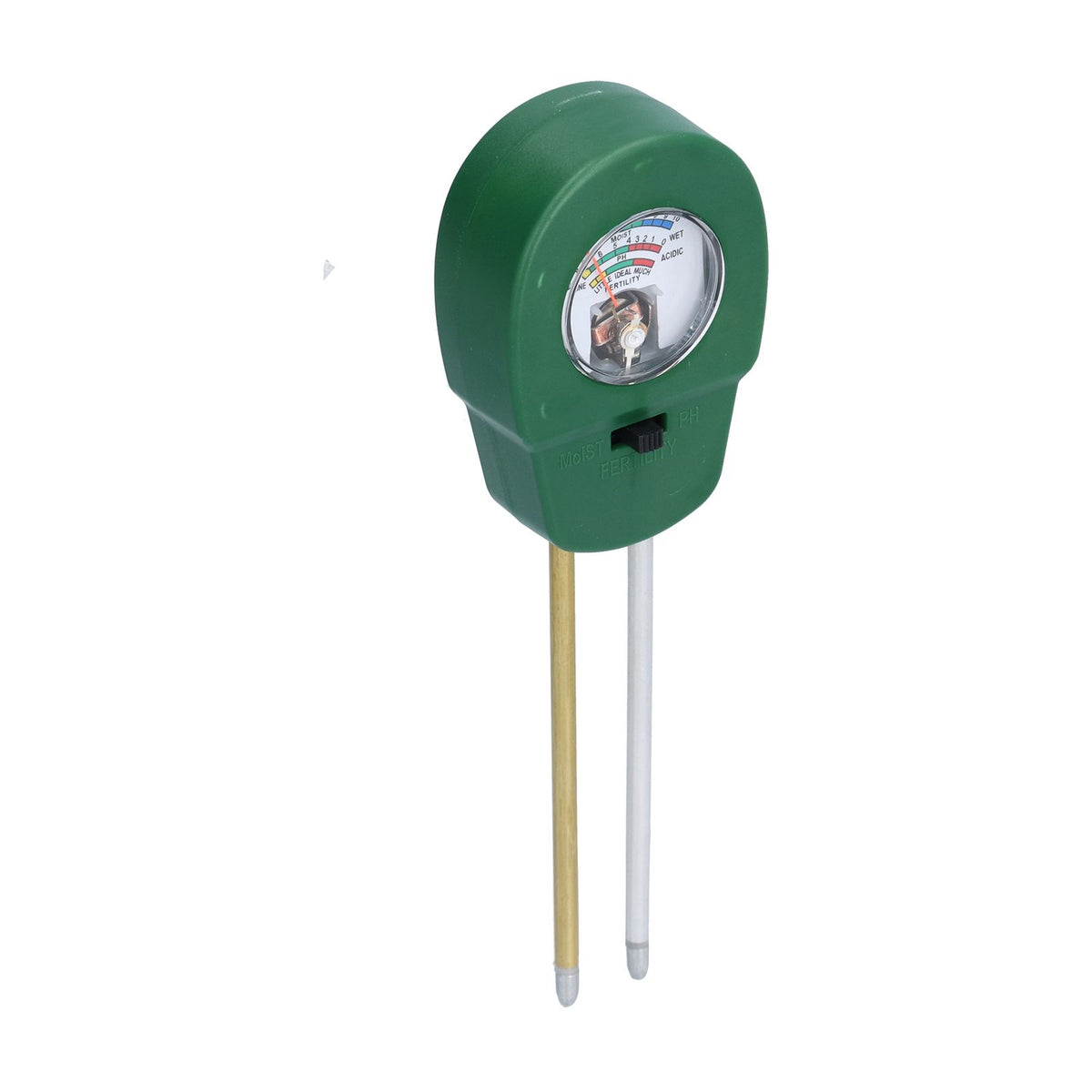 3 In 1 Soil Moisture Meter 2 Needles Adjustable PH Value Fertility Soil Test Tool for Garden Courtyard Outdoor