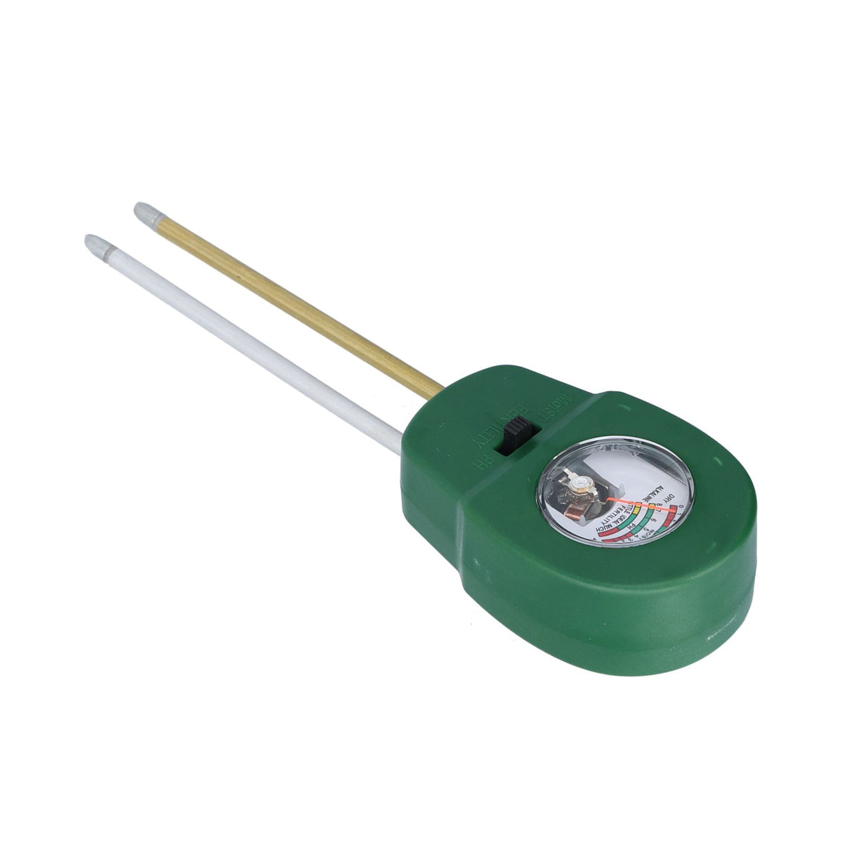 3 In 1 Soil Moisture Meter 2 Needles Adjustable PH Value Fertility Soil Test Tool for Garden Courtyard Outdoor