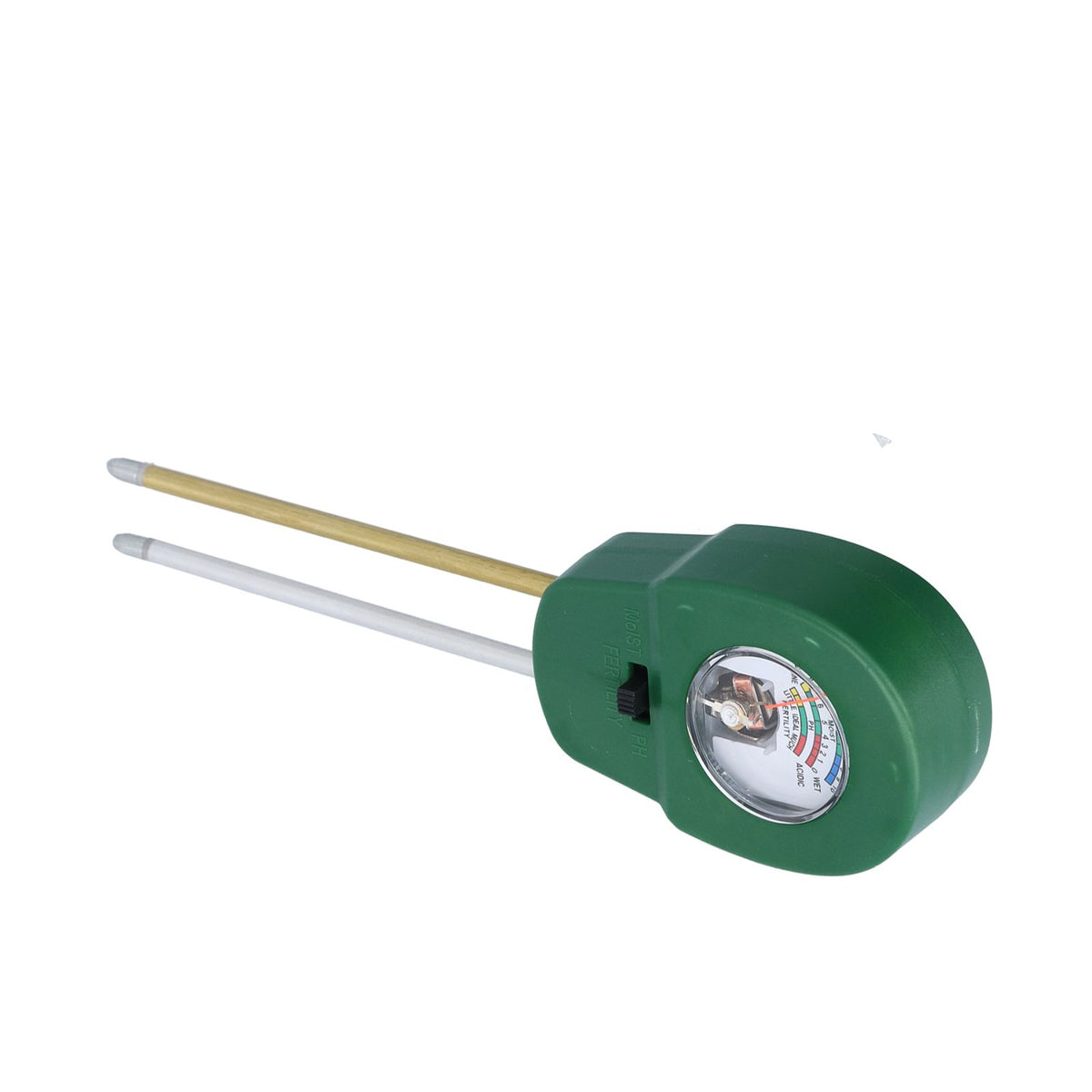 3 In 1 Soil Moisture Meter 2 Needles Adjustable PH Value Fertility Soil Test Tool for Garden Courtyard Outdoor