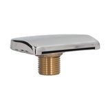 Shower Faucet Spouts Large Diameter Simple Installation Easily Clean Waterfall Shower Head for Bathtub Hot Spring - Side View
