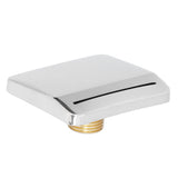 G1/2 Male Thread SPA Bathtub Faucet Stainless Steel Waterfall Spout Water Outlet Bathroom Accessory