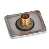 G1/2 Male Thread SPA Bathtub Faucet Stainless Steel Waterfall Spout Water Outlet Bathroom Accessory