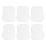6PCS Air Filter Cotton Replacement Fit for Mantis 7222 7222E 7222M 7225 7230 7234 7240 7920 7924 - Front View