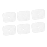 6PCS Air Filter Cotton Replacement Fit for Mantis 7222 7222E 7222M 7225 7230 7234 7240 7920 7924 - 45-Degree Angle