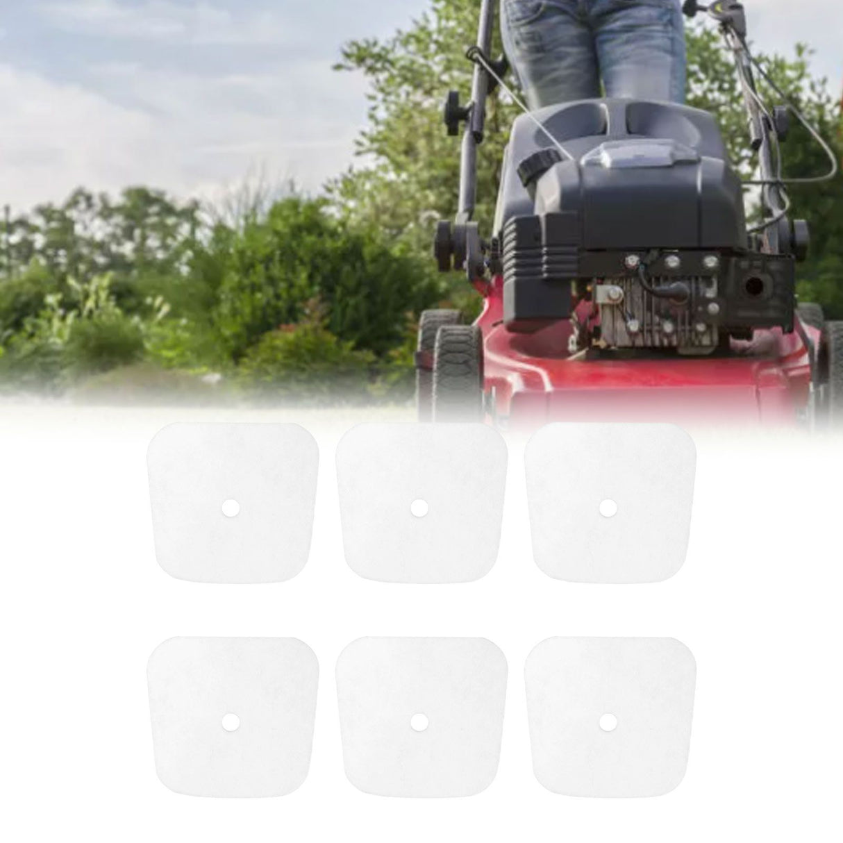 6PCS Air Filter Cotton Replacement Fit for Mantis 7222 7222E 7222M 7225 7230 7234 7240 7920 7924