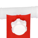 10 Set Chicken Drinking Cup Automatic Poultry Drinking Waterer Drinker with White Tee Fitting Durable for Chicken - Extra Image
