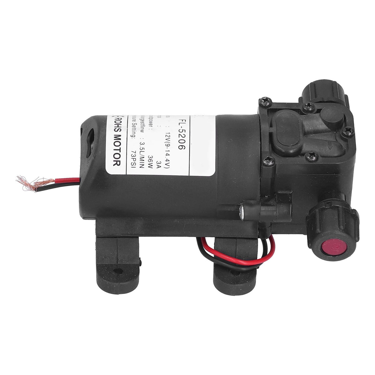 12V 36W Diaphragm Pump Double Thread Mini High Pressure DC Water Pump for Agricultural Sprayer