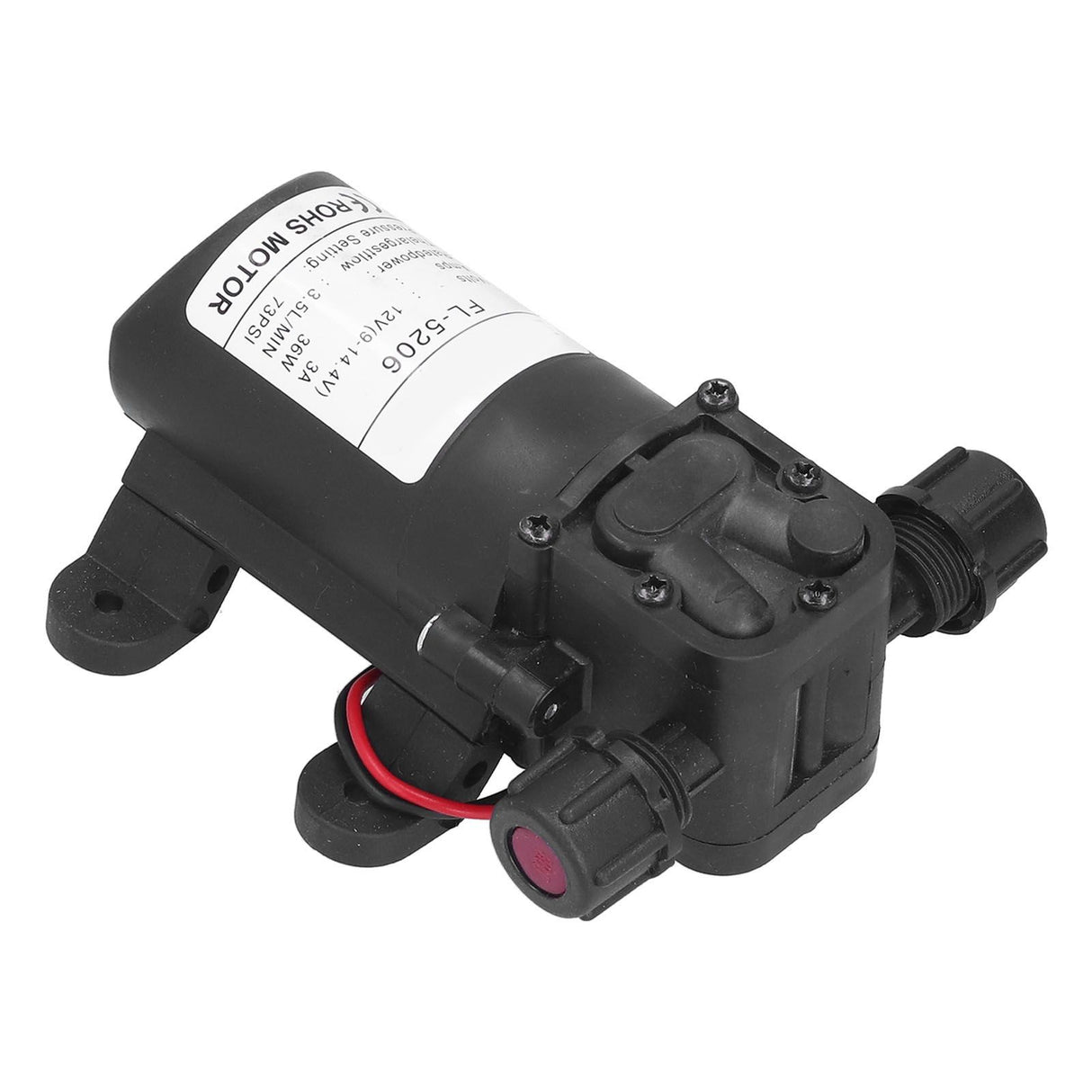 12V 36W Diaphragm Pump Double Thread Mini High Pressure DC Water Pump for Agricultural Sprayer