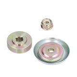 Thrust Plate Guard Washer Thrust Washer Rider Plate Lock Nut Trimmer Head Adapter Kit - Side View