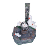 Garden Duck Family Statue Originality Resin Sculpture Ornament Decoration for Yard Patio Fountain Garden