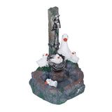 Garden Duck Family Statue Originality Resin Sculpture Ornament Decoration for Yard Patio Fountain Garden - 45-Degree Angle