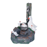 Garden Duck Family Statue Originality Resin Sculpture Ornament Decoration for Yard Patio Fountain Garden
