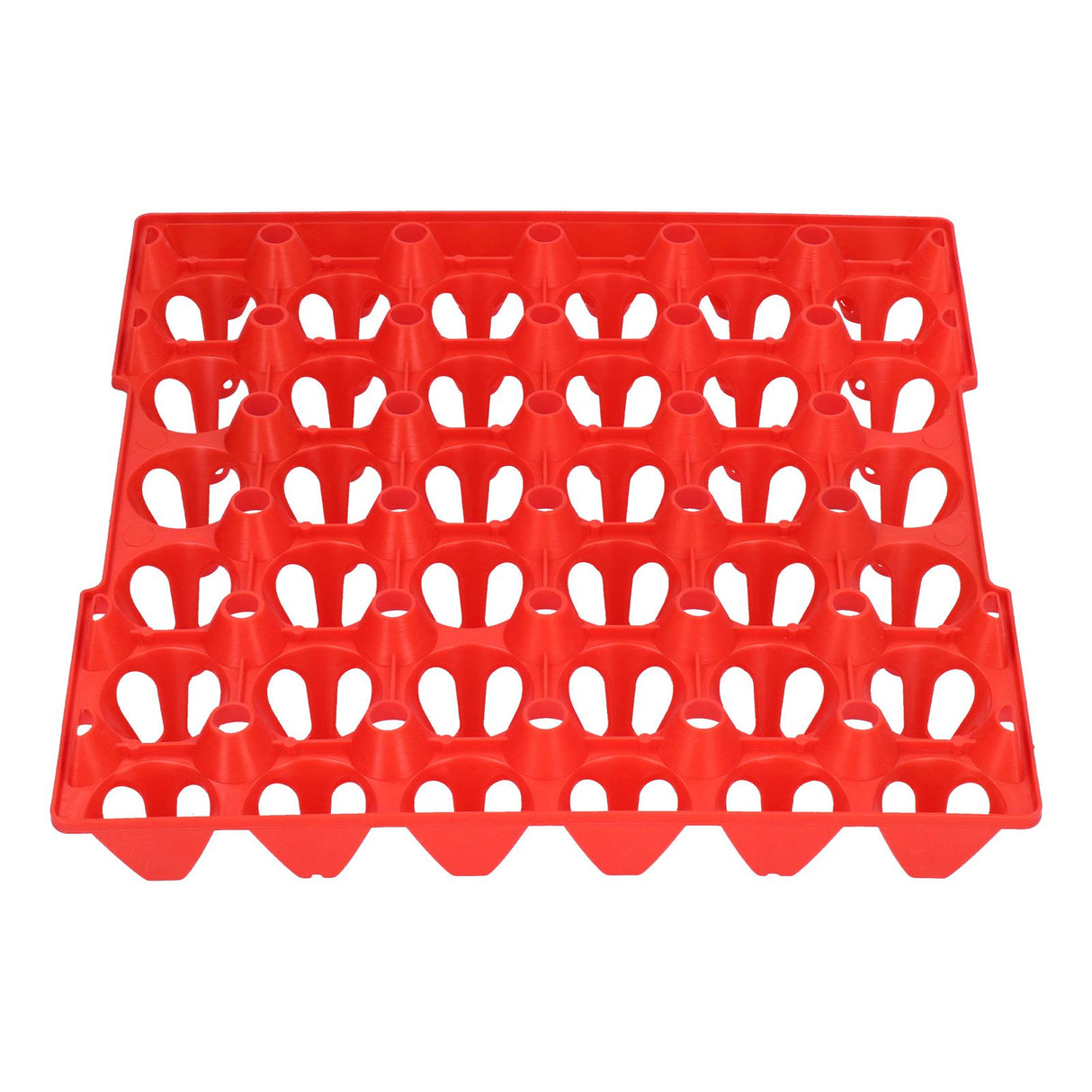 5PCS Plastic Egg Flats 30 Cell Egg Crates Holder Tray for Storage Transportation Home Farm SuppliesRed