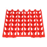 5PCS Plastic Egg Flats 30 Cell Egg Crates Holder Tray for Storage Transportation Home Farm SuppliesRed
