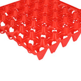 5PCS Plastic Egg Flats 30 Cell Egg Crates Holder Tray for Storage Transportation Home Farm SuppliesRed