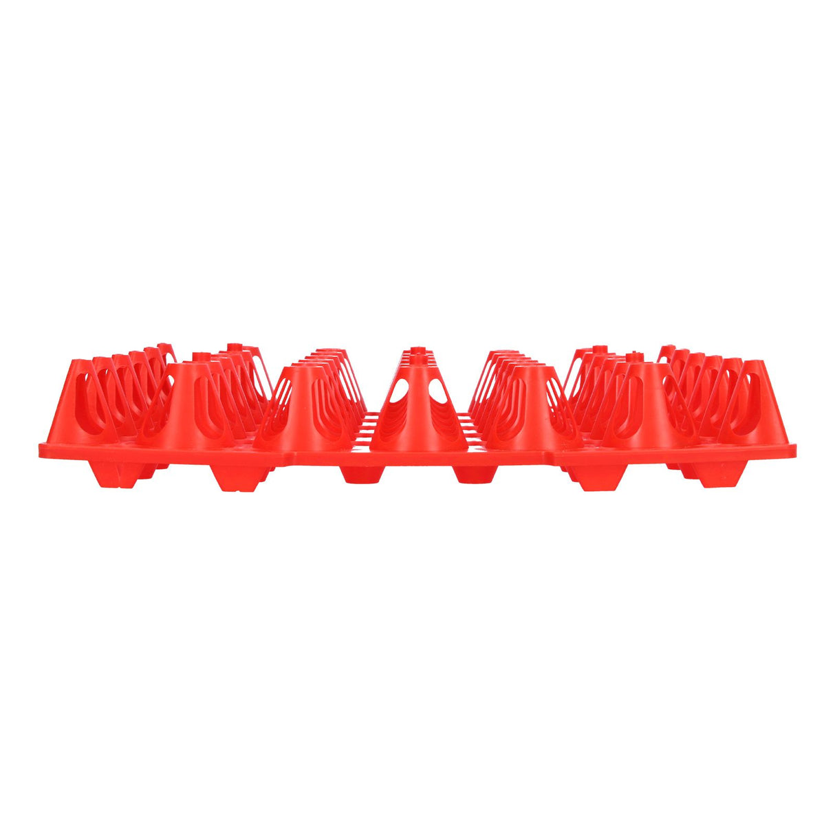 5PCS Plastic Egg Flats 30 Cell Egg Crates Holder Tray for Storage Transportation Home Farm SuppliesRed