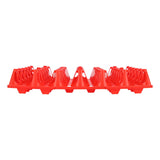 5PCS Plastic Egg Flats 30 Cell Egg Crates Holder Tray for Storage Transportation Home Farm SuppliesRed - Extra Image