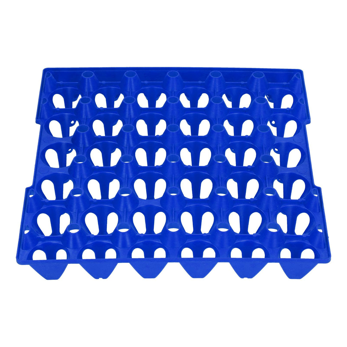 5PCS Plastic Egg Flats 30 Cell Egg Crates Holder Tray for Storage Transportation Home Farm SuppliesBlue