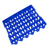 5PCS Plastic Egg Flats 30 Cell Egg Crates Holder Tray for Storage Transportation Home Farm SuppliesBlue