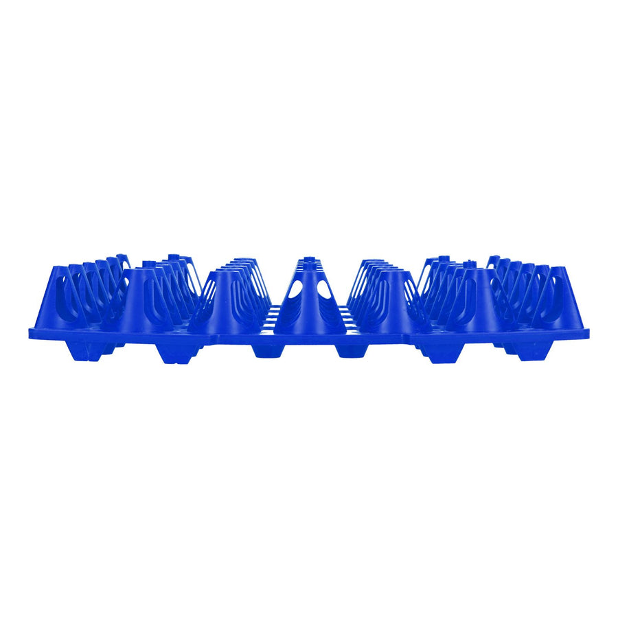 5PCS Plastic Egg Flats 30 Cell Egg Crates Holder Tray for Storage Transportation Home Farm SuppliesBlue
