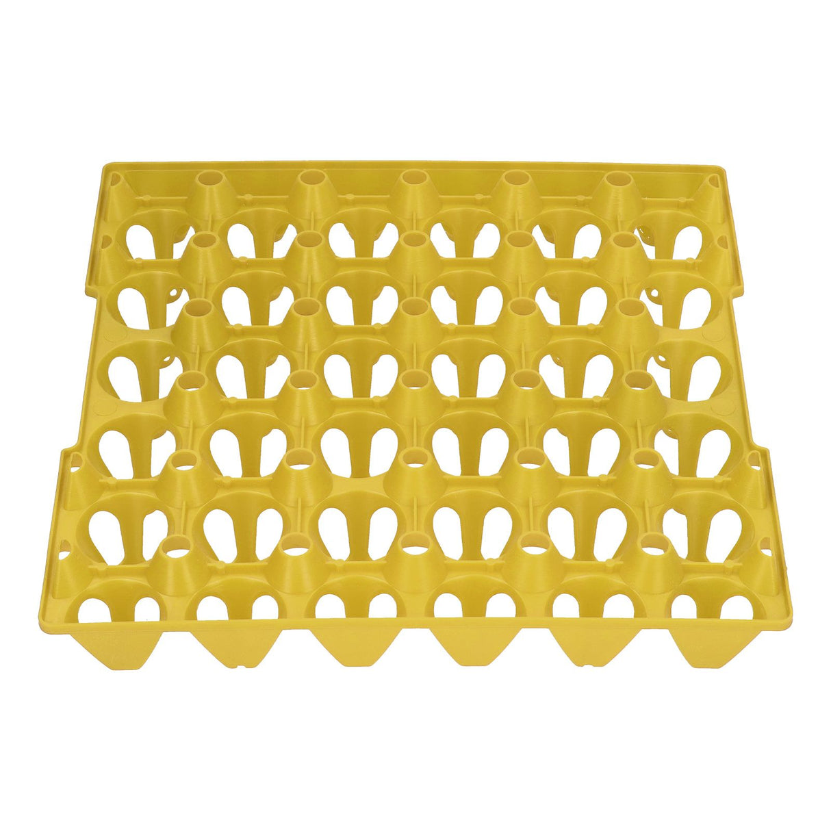 5PCS Plastic Egg Flats 30 Cell Egg Crates Holder Tray for Storage Transportation Home Farm SuppliesYellow