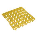 5PCS Plastic Egg Flats 30 Cell Egg Crates Holder Tray for Storage Transportation Home Farm SuppliesYellow