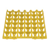 5PCS Plastic Egg Flats 30 Cell Egg Crates Holder Tray for Storage Transportation Home Farm SuppliesYellow