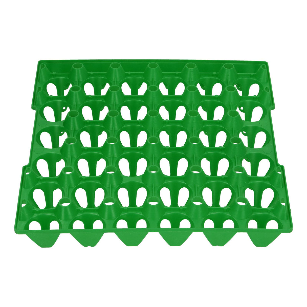 5PCS Plastic Egg Flats 30 Cell Egg Crates Holder Tray for Storage Transportation Home Farm SuppliesGreen