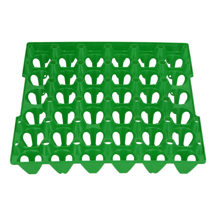 5PCS Plastic Egg Flats 30 Cell Egg Crates Holder Tray for Storage Transportation Home Farm SuppliesGreen