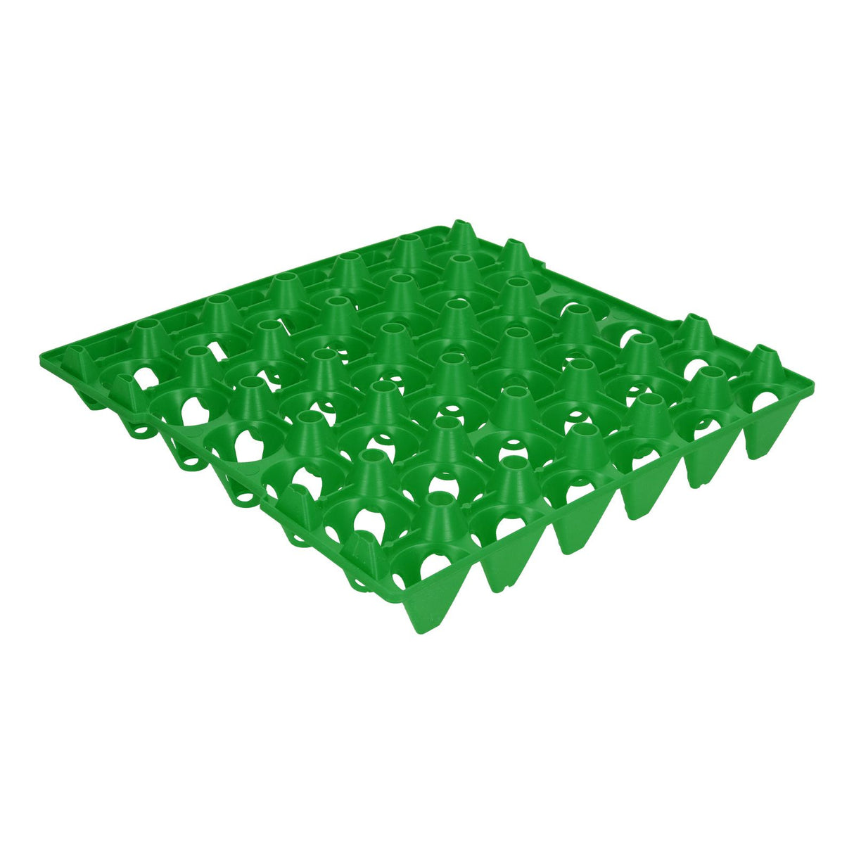 5PCS Plastic Egg Flats 30 Cell Egg Crates Holder Tray for Storage Transportation Home Farm SuppliesGreen
