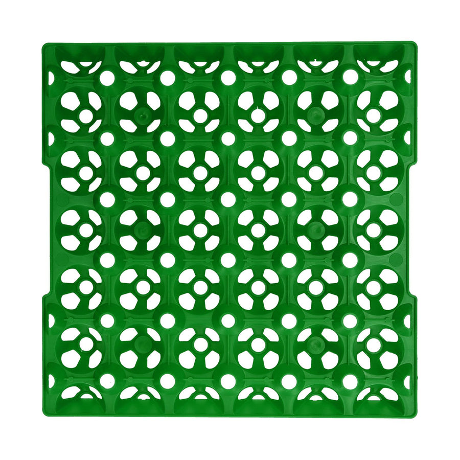 5PCS Plastic Egg Flats 30 Cell Egg Crates Holder Tray for Storage Transportation Home Farm SuppliesGreen