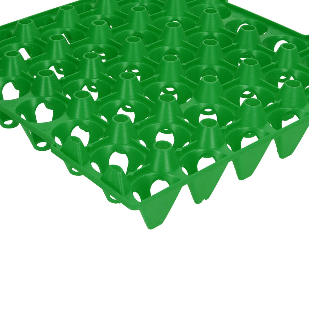 5PCS Plastic Egg Flats 30 Cell Egg Crates Holder Tray for Storage Transportation Home Farm SuppliesGreen