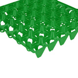 5PCS Plastic Egg Flats 30 Cell Egg Crates Holder Tray for Storage Transportation Home Farm SuppliesGreen