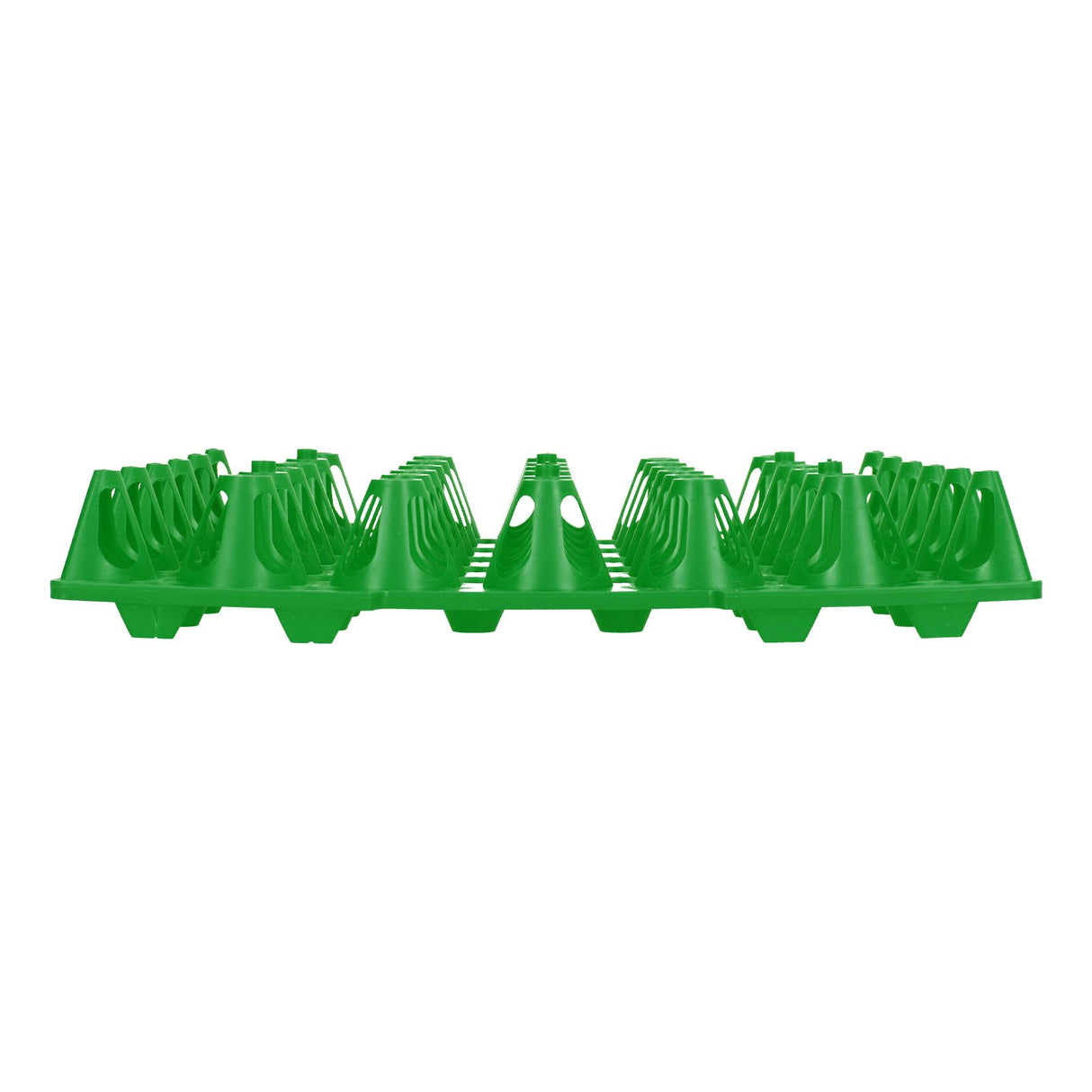 5PCS Plastic Egg Flats 30 Cell Egg Crates Holder Tray for Storage Transportation Home Farm SuppliesGreen