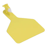 100Pcs Plastic Integrated Ear Tag Kit Livestock Farm Ear Label Tag for Cow Cattle Identification Yellow - Extra Image