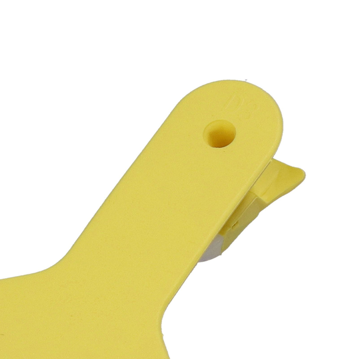 100Pcs Plastic Integrated Ear Tag Kit Livestock Farm Ear Label Tag for Cow Cattle Identification Yellow