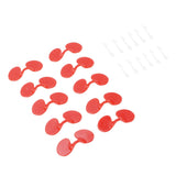 1000Set 6cm Chicken Blinders with Holes Plastic Anti Pecking Chicken Eye Glasses Goggles Accessory