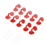 1000Set 6cm Chicken Blinders with Holes Plastic Anti Pecking Chicken Eye Glasses Goggles Accessory