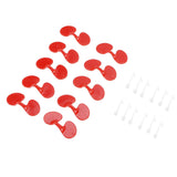 1000Set 6cm Chicken Blinders with Holes Plastic Anti Pecking Chicken Eye Glasses Goggles Accessory