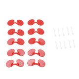 1000Set 6cm Chicken Blinders with Holes Plastic Anti Pecking Chicken Eye Glasses Goggles Accessory