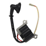 Lawn Mower Ignition Coil Plastic Case Manganese Steel Silicone Ignition Coil Fit for 43CC 52CC CG430 CG520 - Top-Down View