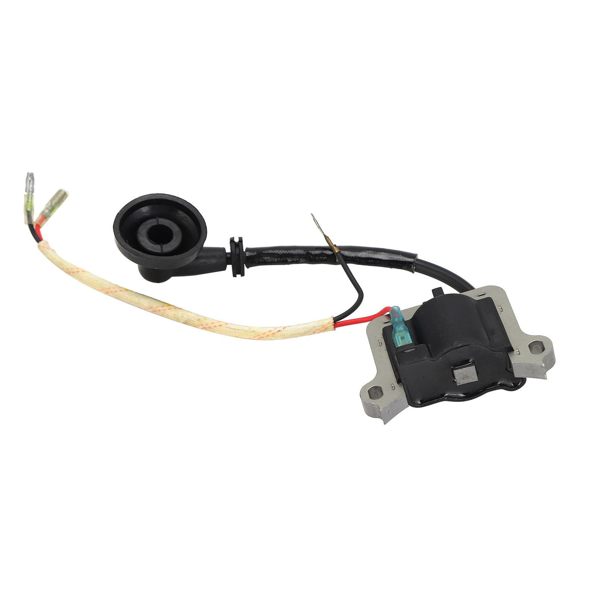 Lawn Mower Ignition Coil Plastic Case Manganese Steel Silicone Ignition Coil Fit for 43CC 52CC CG430 CG520