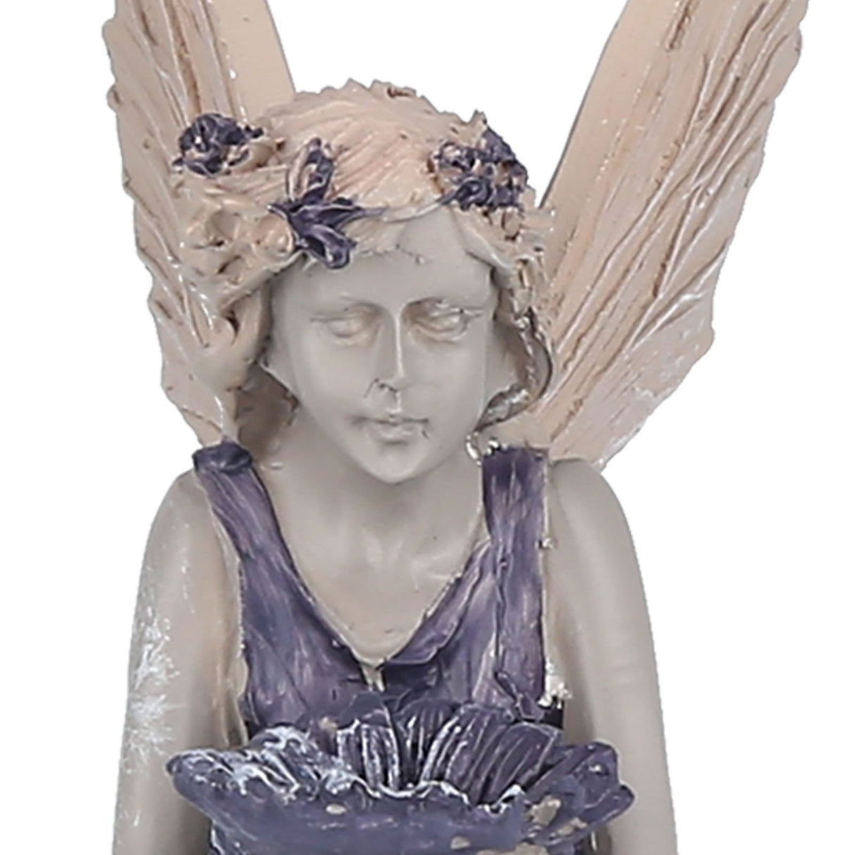 Sitting Fairy Statue Decorative Sunflower Fairy Ornament for Gardening Outdoor Home