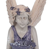 Sitting Fairy Statue Decorative Sunflower Fairy Ornament for Gardening Outdoor Home - Extra Image